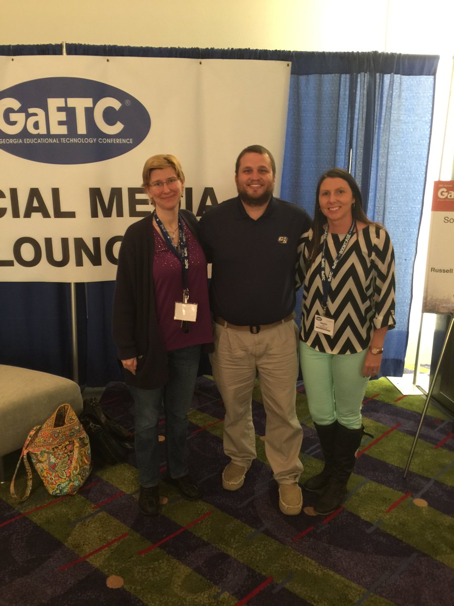 cunninghamgsu's tweet photo. Meeting up with some  GaSou #frit7734 #FRIT7234 students #GaETC15 @lucysantosgreen https://t.co/ThjNkFzcG3