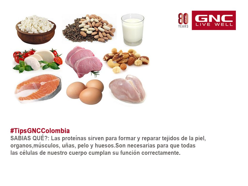 ColombiaGNC's tweet photo. Hoy con los #TipsGNCColombia infórmate,
Sabes la importancia de la de proteína en tu cuerpo? https://t.co/a9Jh6X03em