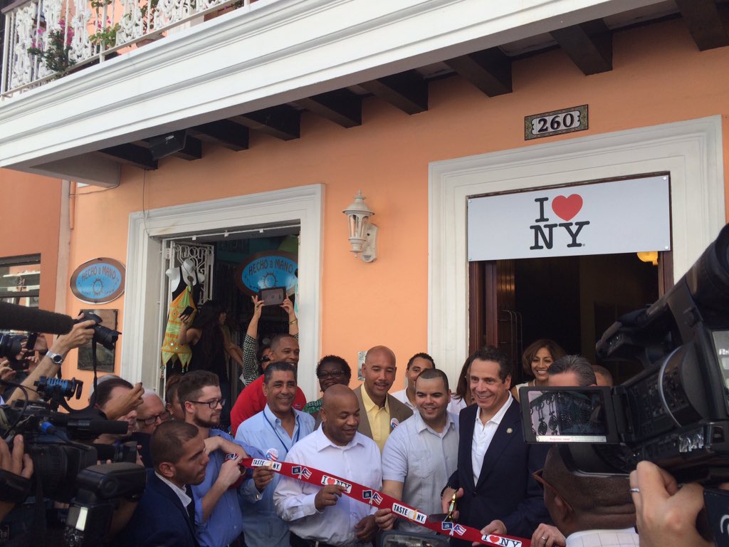 Happy to join Gov Cuomo &amp; Gov Alejandro García Padilla at new NYS Office of Trade and Tourism in Old San Juan, PR