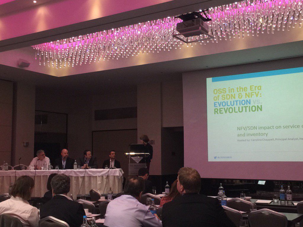Light_Reading's tweet photo. Discussing SDN/NFV Impact on Service Creation & Inventory #LROSS2015 @Amdocs @MASERGY @BTCare @OntologySystems https://t.co/vOAZKixkIH