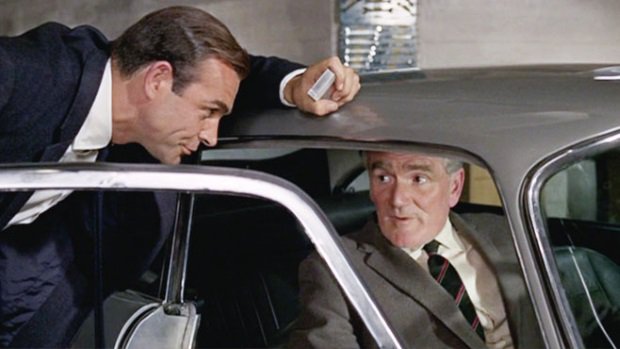 propstore_com's tweet photo. #TriviaThursday: What is the first gadget #Q (Desmond Llewelyn) gives #JamesBond? MI6 is counting on you! #Sprectre https://t.co/Zhfia1cxrX
