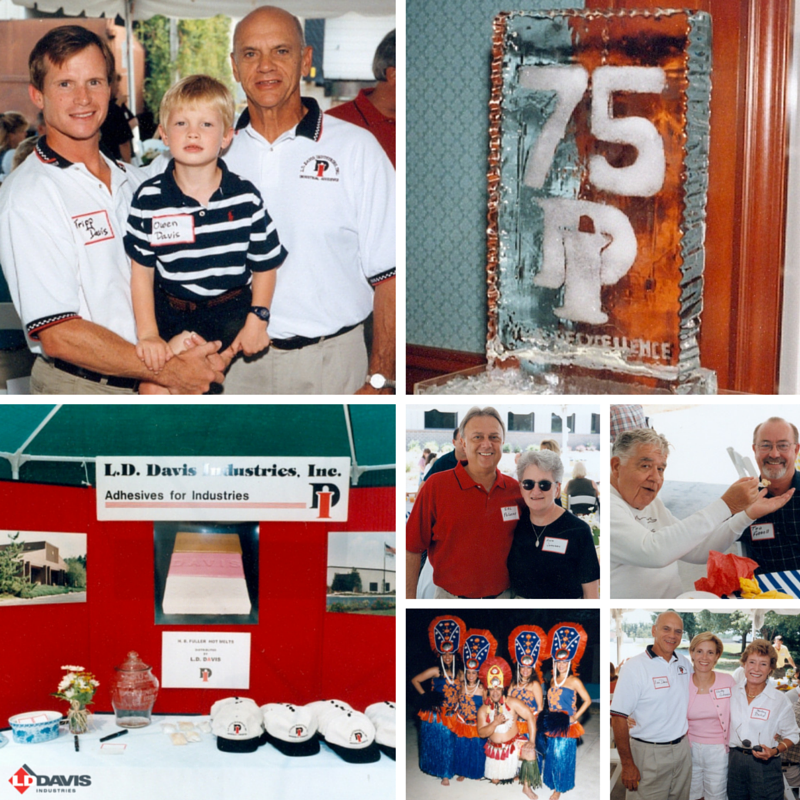 lddavisadhesive's tweet image. This #tbt goes back to 2001 for our 75th anniversary celebration at LD Davis! #LDDavis #75years #greatmemories