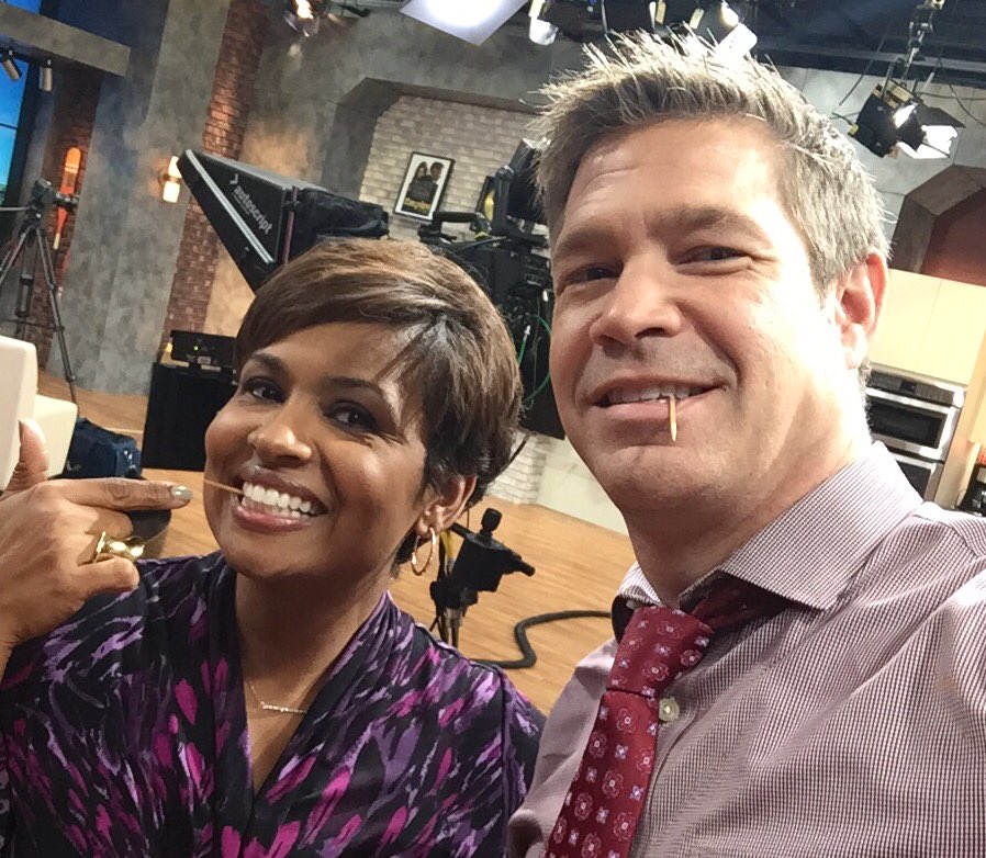 stevechenevey's tweet photo. Welcome to DC @dbaker_12 from your @fox5dc morning anchor team! @Nationals @Fox5DCAllison #toothpicks #Nats https://t.co/xWzuuiqrXq