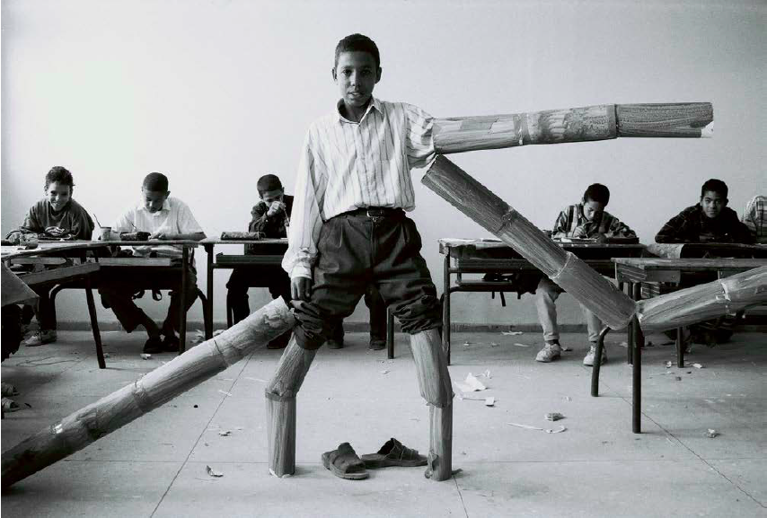 info_wkv's tweet photo. Hicham Benohoud, "La salle de classe", 2000–2002, at: THE BEAST IS THE SOVEREIGN, https://t.co/diuOAn9F7o https://t.co/EkvUiS8qnG