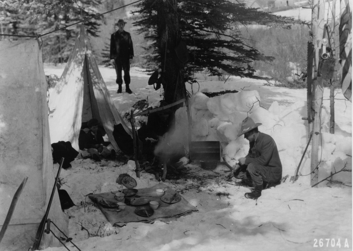 #Throwback to Rangers near #WoodyCreek camping in some snow.