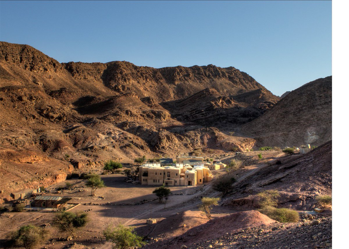 Feynan Ecolodge is in the middle of nowhere: 5 miles from the closest paved road.  Off the grid &amp; candle-lit #WATC