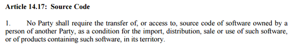 TPP Article 14.17