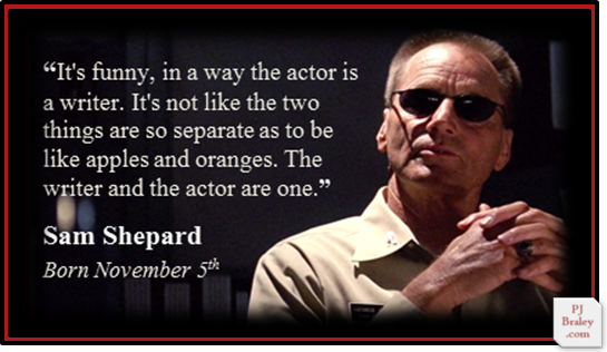 Happy Sam Shepard, American & playwright.  on 