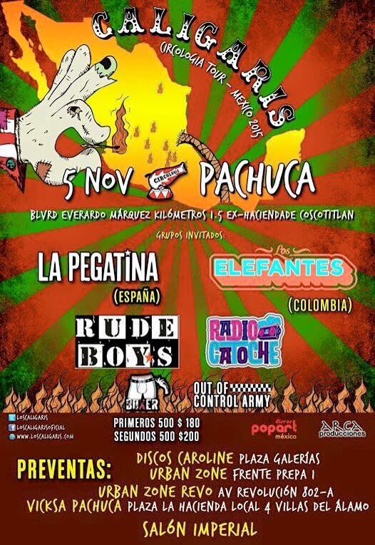 jenn_jagger's tweet image. Hoy nos ven en Pachuca @LOSCALIGARIS @lapegatina @LosElefantes @RadioCatoche #RudeBoys #Boxer #OutOfControlArmy