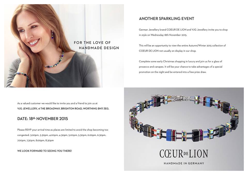 Event at VJG on the 18th Nov for all things #CoeurDeLion you need to book please!!! on.fb.me/1QfDoWY