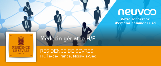 NeuvooSanPari's tweet photo. RESIDENCE DE SEVRES recherche un #Médecin #gériatre H/F à #Noisy-Le-Sec #emploi https://t.co/tM5ulBRM2h https://t.co/U8EqPEkX7F