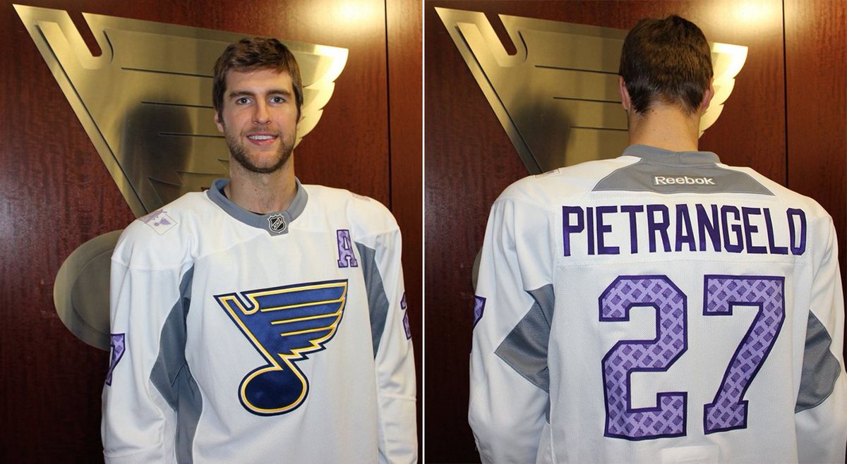 St. Louis Blues on X: Last chance! The #OurBlues #HockeyFightsCancer  warmup jersey auction closes at 6:30 p.m.    / X