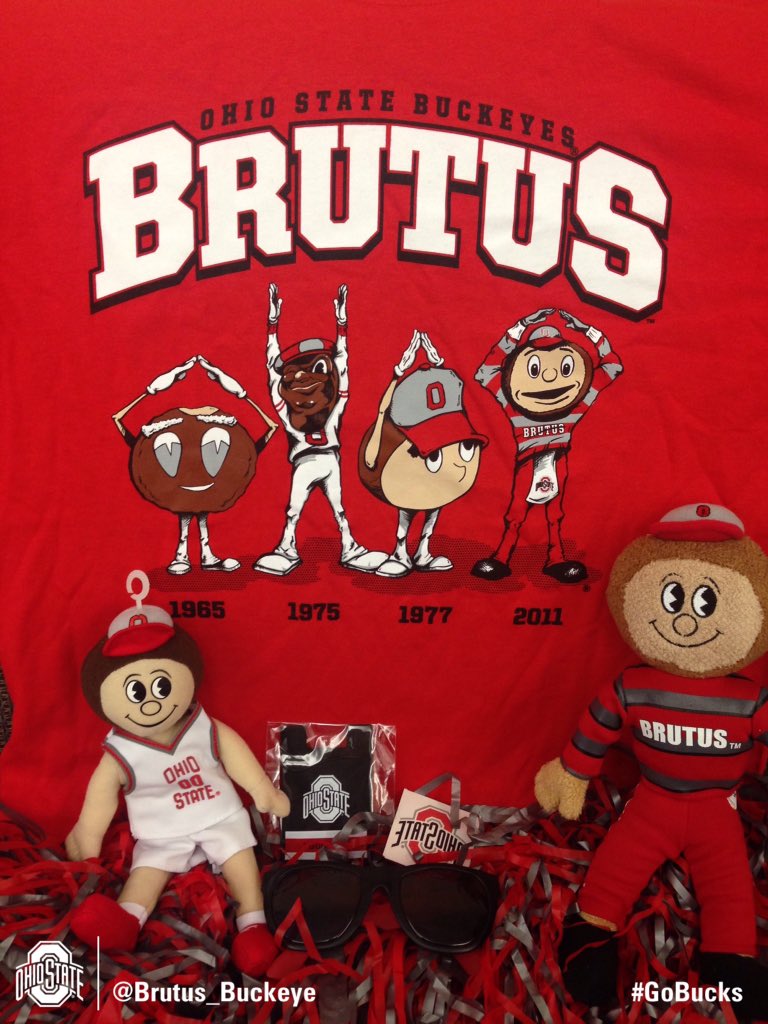 Brutus_Buckeye's tweet photo. 🎉 Birthday party week! Top 5 mascot moment giveaway coming up at 2! #GoBucks #Brutus50 #TBT https://t.co/FYNMesudOY