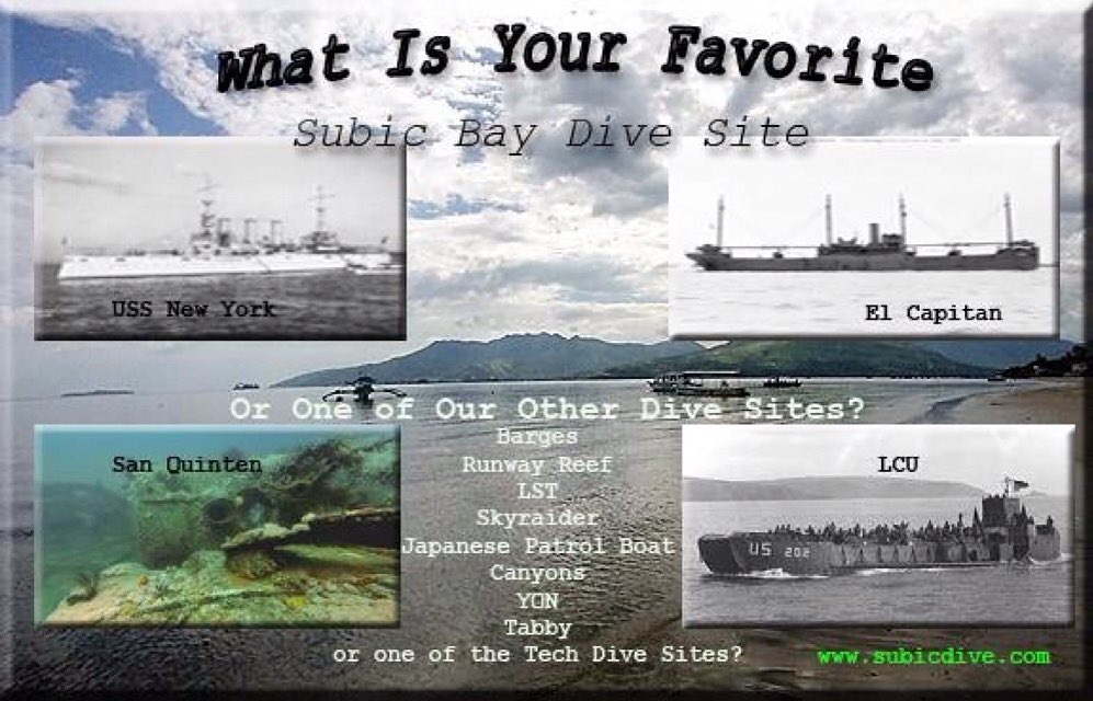 subic bat dive sites