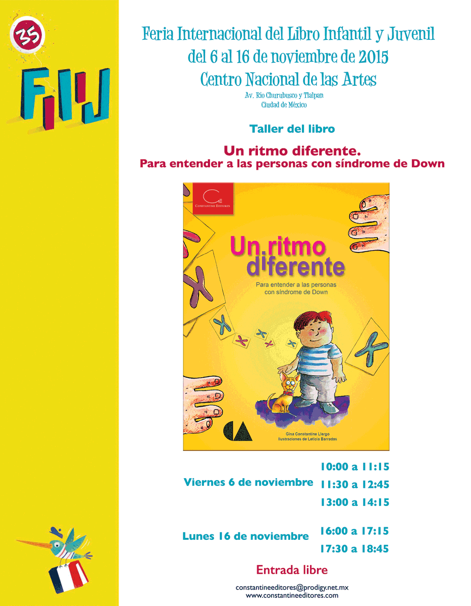 constantineedit's tweet photo. @ArteDownMx @DownCancun @FUNDOWNAC @DiscapacidaDF @downtownac
Taller. Para entender a los niños con síndrome de Down https://t.co/gQxRFRaKVx
