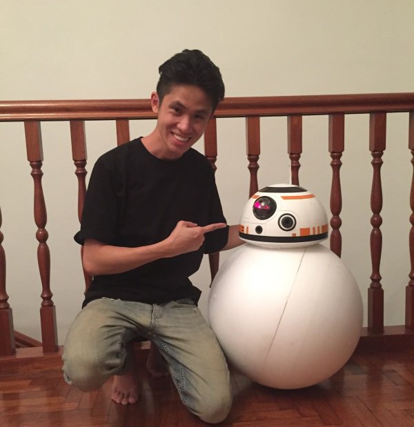 Zortrax_3D's tweet photo. Life-sized #3Dprinted BB-8 droid from Star Wars movie! by Jason Loo, #3Dprinted on #ZortraxM200 https://t.co/hR2qgzdoYI
