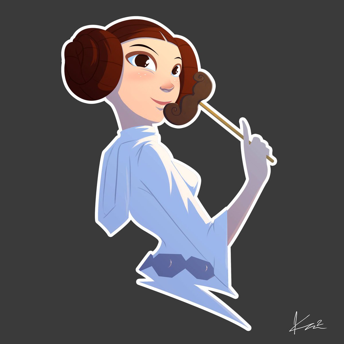 DeliriousTofu's tweet photo. Star Wars Movember PRINCESS LEIA

The girls get to play the moustache game too!

#StarWars #Movember #princessleia https://t.co/Bx6bENja9F