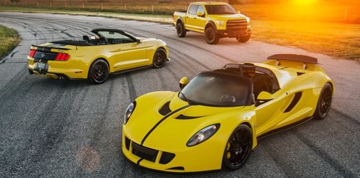 WebMotors's tweet image. Resumo da Hennessey no #SEMASHOW2015: 3 carros e 2.875 cavalos! Confira: webmo.to/1QgSWcY