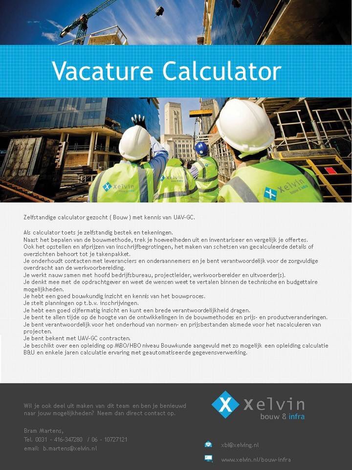 xelvinBIM's tweet photo. Op herhaling #vacatures #bouw #infra #werkvoorbereider #bouwplaatsmanager #allplan #tekenaar #calulator #uav-gc https://t.co/hNmvvG0foS
