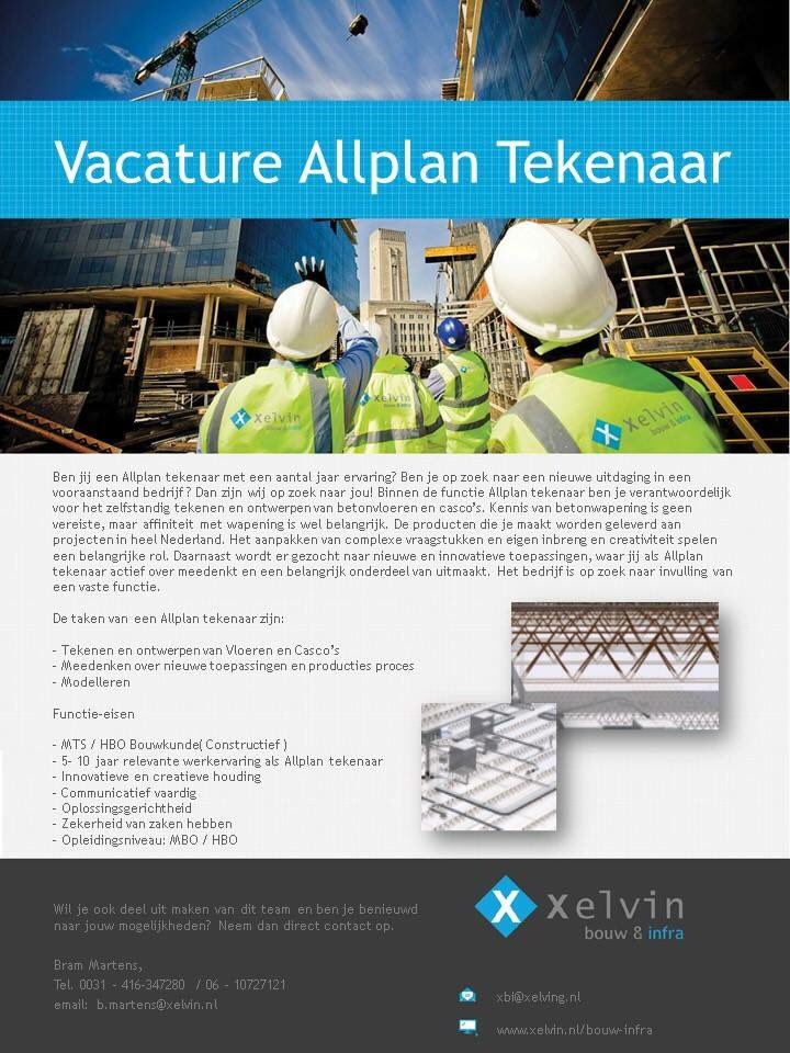 xelvinBIM's tweet photo. Op herhaling #vacatures #bouw #infra #werkvoorbereider #bouwplaatsmanager #allplan #tekenaar #calulator #uav-gc https://t.co/hNmvvG0foS