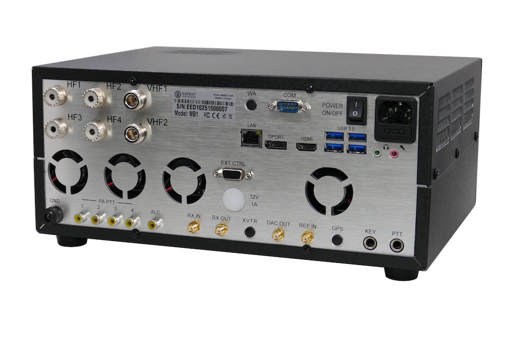 pileupdx's tweet photo. The MB1 is a very capable HF+6m+2m SDR transceiver. The rear panel reveals a lot! https://t.co/outLimmD8e #hamradio https://t.co/zIFTbjdu9L