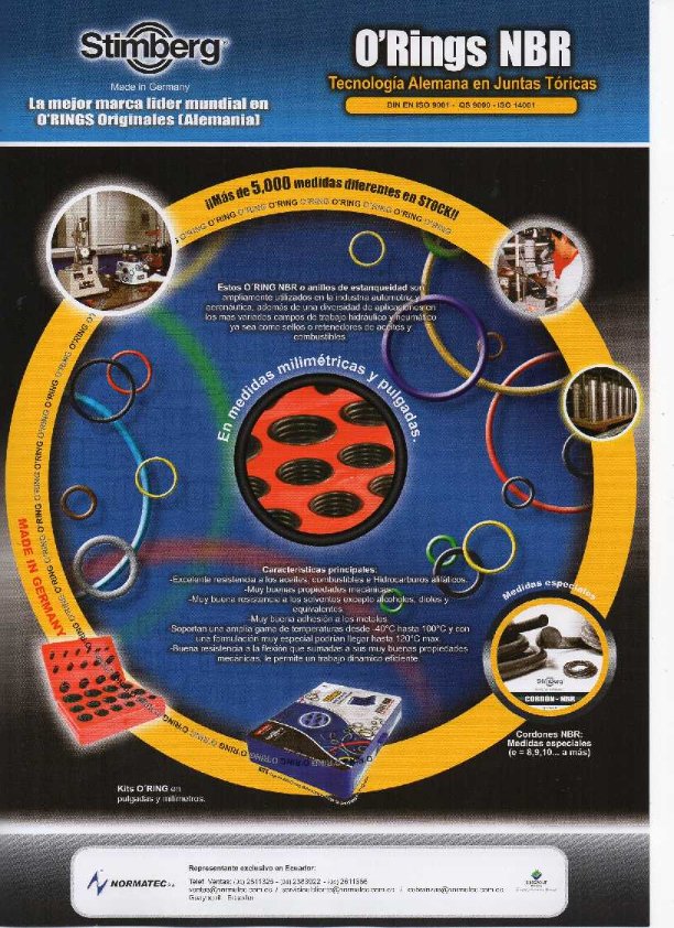 NormatecSA's tweet photo. O´rings , en materiales de Nitrilo, Vitón, Silicón. Aplicados en espesores milimetricos y Pulgadas - Vtas 2383922 https://t.co/hNMsOlrc1d