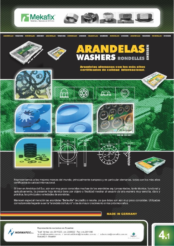 NormatecSA's tweet photo. Arandelas y Lainas alemanas con los mas altos estándares de calidad -Vtas 2383922 https://t.co/af2smR4dVk