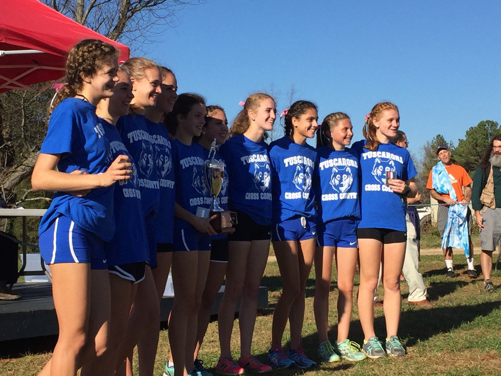 The 5A north champs Tuscarora girls @milestatdotcom