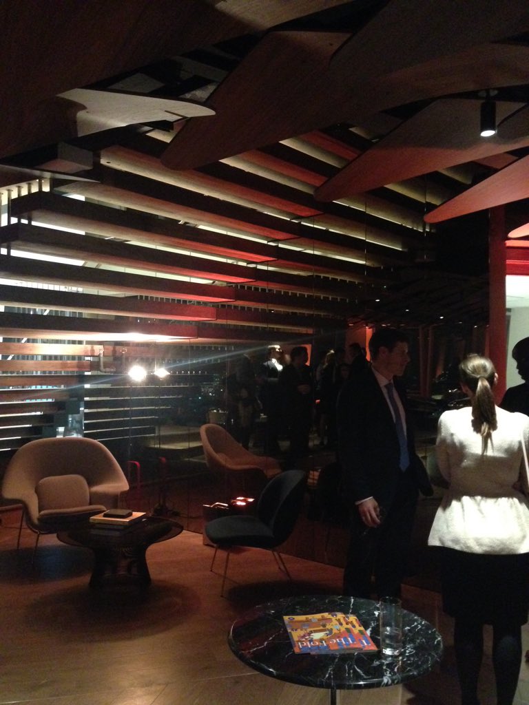 TheShardLondon's tweet photo. Love the interiors at 24/25 @TheOfficeGroup Super stylish & warm. #ShardTalks https://t.co/Qpt3zop4SO