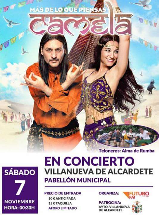 Buenas familia!!! Solo quedan 2 dias para el conciertazo en Villanueva de Alcardete con <a href="/camelaoficial/">Camela</a> !!