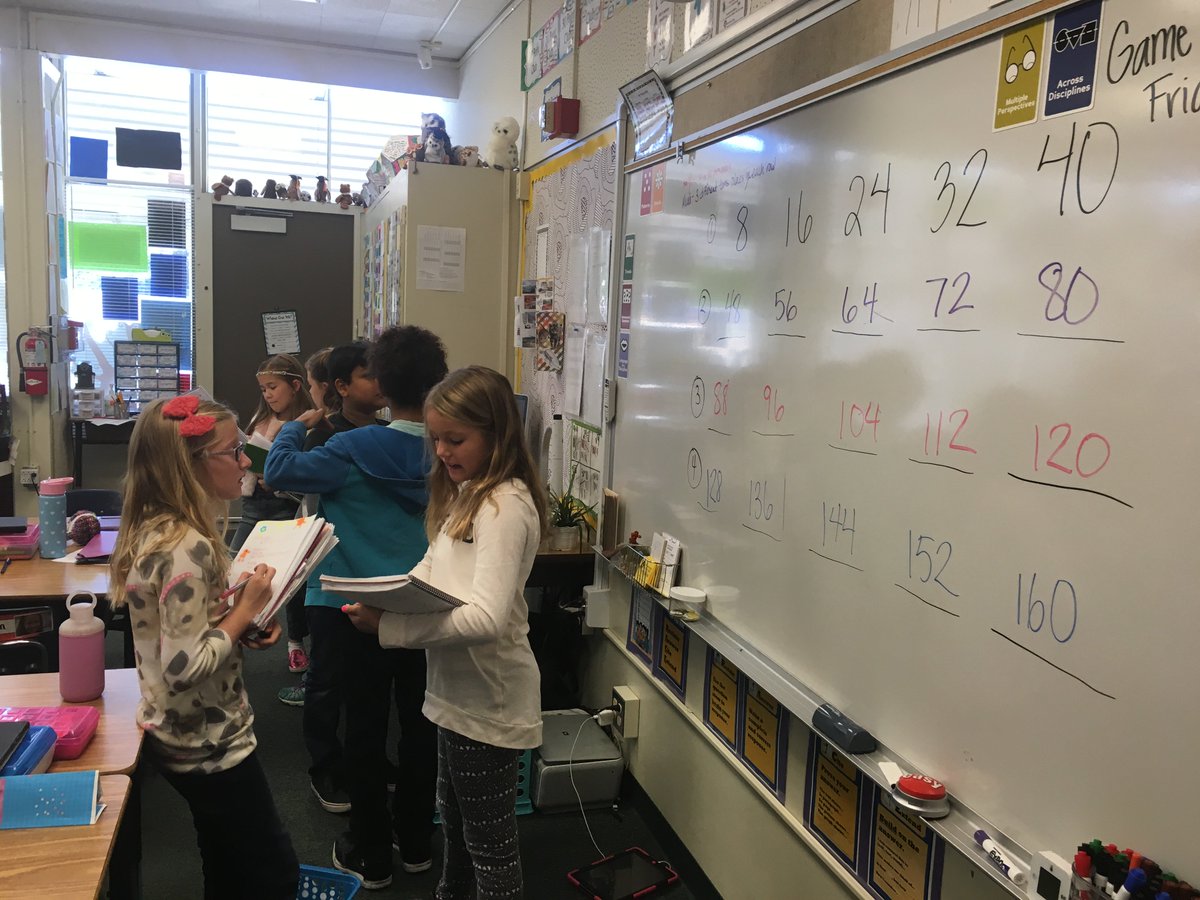 AcaciaCockerill's tweet image. Choral Counting - CGI #FSDMath Patterns, multiples,