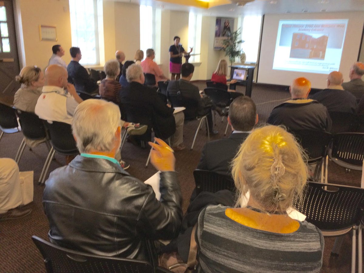 dallasblkdance's tweet image. Zenetta Drew tells #TxA2015 history of @dallasblkdance headquarters that used to be Mooreland Y.