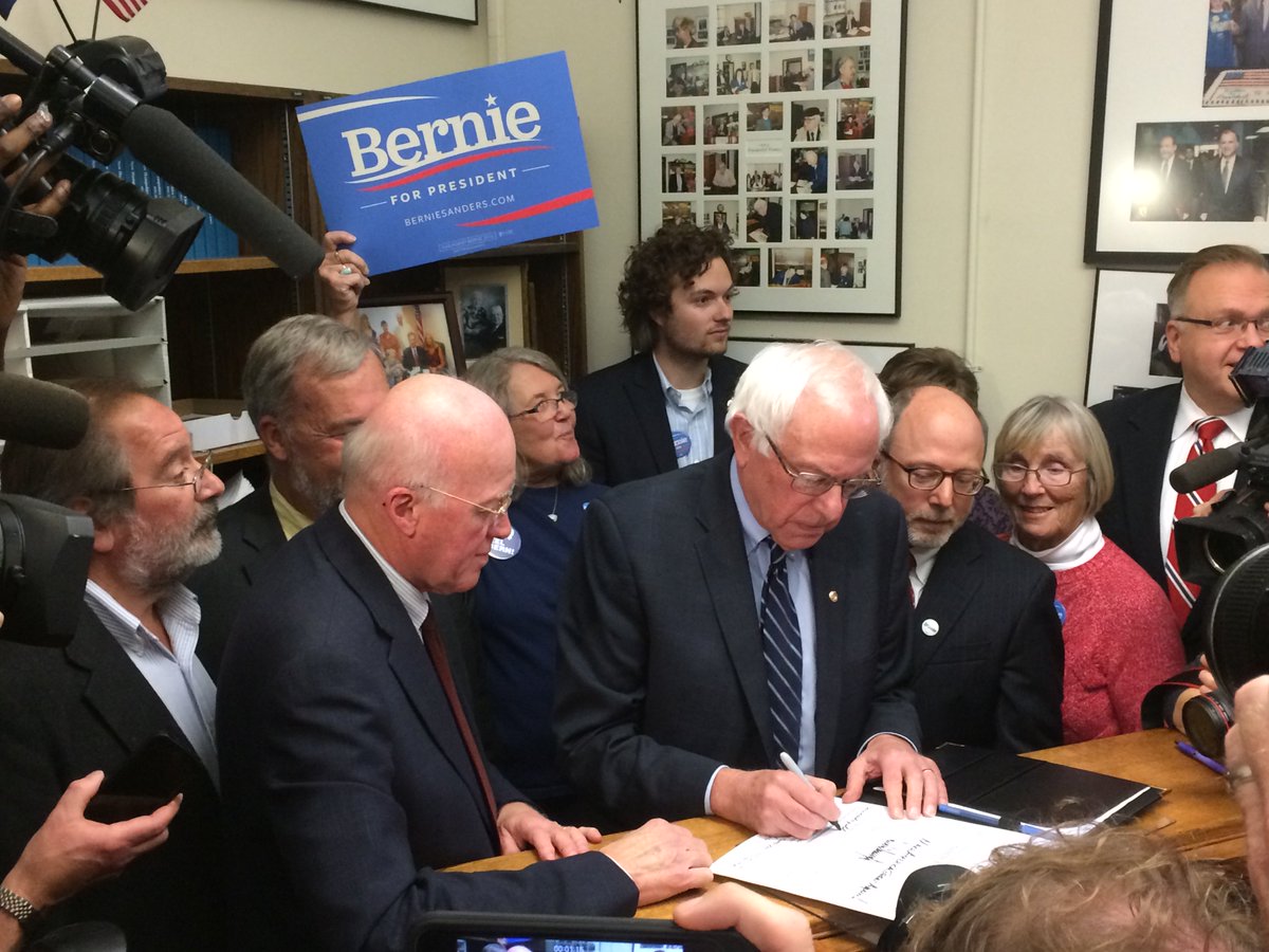 leftsidestoryUS's tweet photo. BernieSanders: My friends, a political revolution is coming to New Hampshire and it’s coming to America. #fitn https://t.co/G6URA0htam