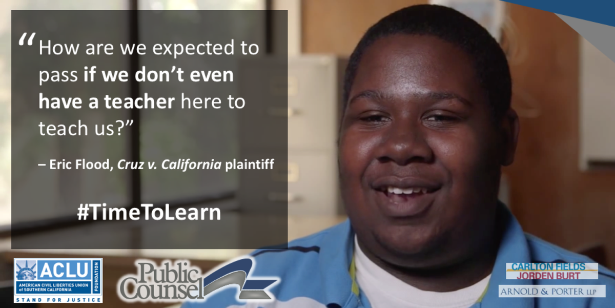 ACLU_SoCal's tweet photo. .@CADeptEd will provide immediate assistance to 6 schools in Compton, LA &amp; Oakland #AB1012 https://t.co/wstrGVagCu https://t.co/ska6J0pIVA