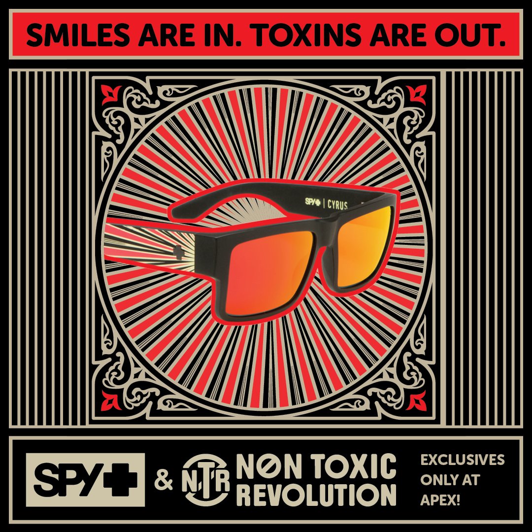 APEXbySGH's tweet photo. Put a smile on your face in the @SPY &amp; @nontoxicrev Flynn frames available ONLY at APEX by Sunglass Hut! #SEEHAPPY https://t.co/LH7cxBEAoY