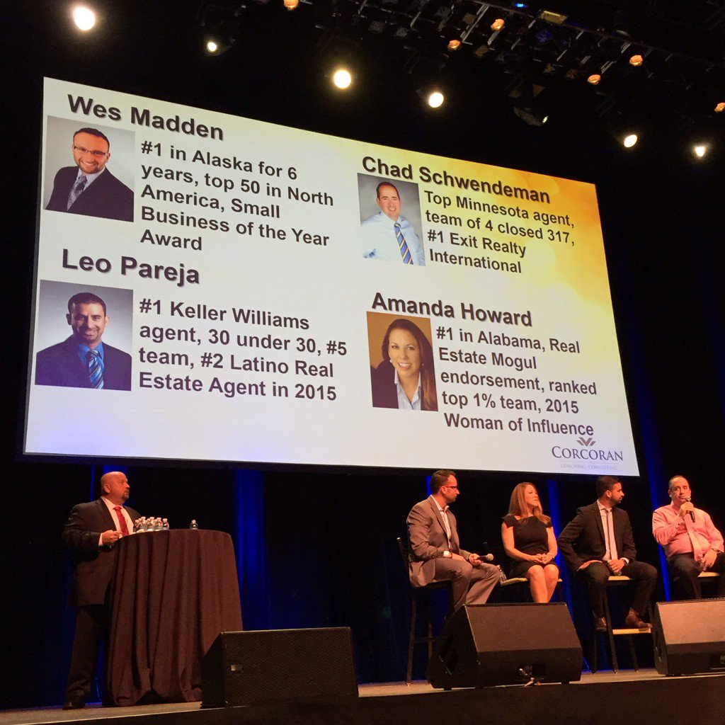 BoomTownROI's tweet photo. Top #Boomers @wesmadden @HomeSellingTeam & @leoparejateam on a panel led by @bubbamills1 at the #Mastermind2015 https://t.co/Jo0NeHEEVk