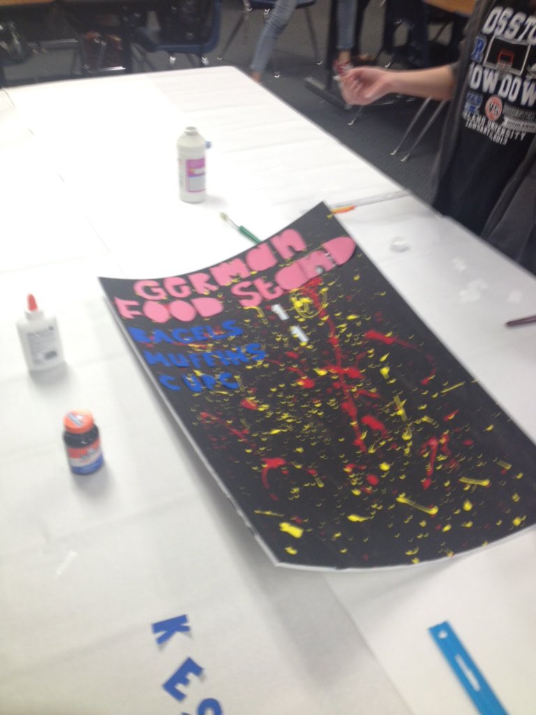 HerrCrites's tweet photo. German posters are coming in nicely for Walk in the ROC this weekend! #PuttingTheFUNinFundraising https://t.co/YQSg22U8cv