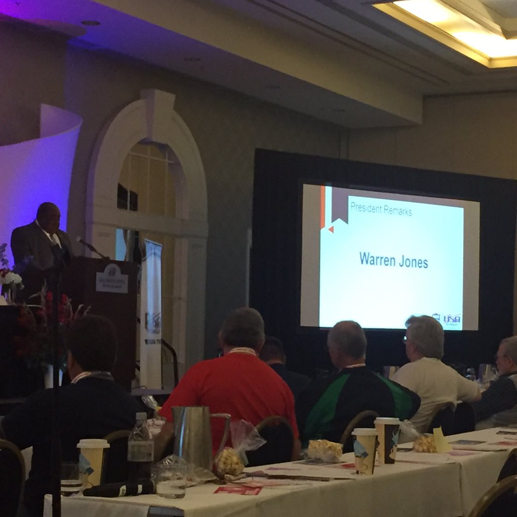 Our New President Warren Jones #softballville15 #Playasa #USAsoftball