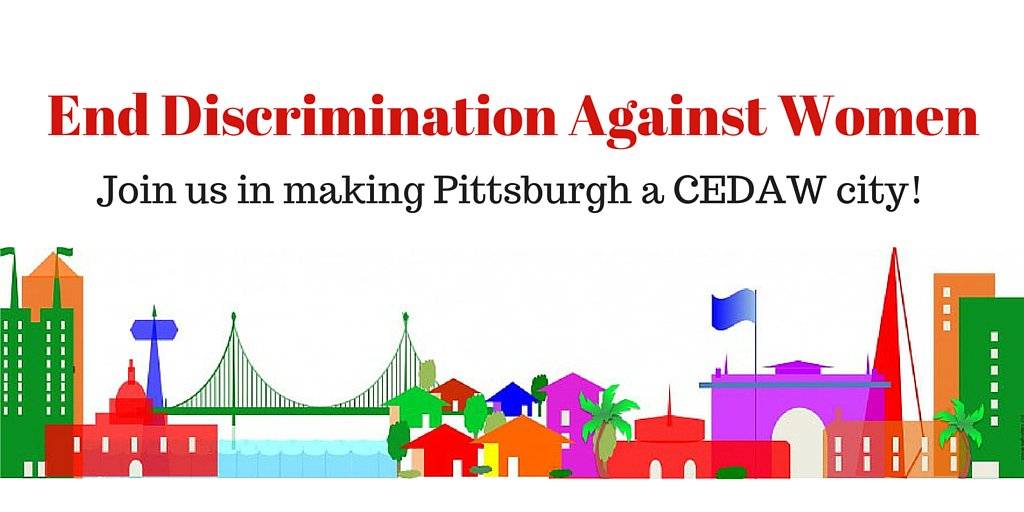 Let's make Pittsburgh a CEDAW city! Sign the petition. <a href="/Cities4CEDAW/">Cities for CEDAW</a> <a href="/wcspittsburgh/">Women's Center of Greater Pittsburgh</a> <a href="/ywcapgh/">YWCA Greater Pittsburgh</a> buff.ly/1NRLToH