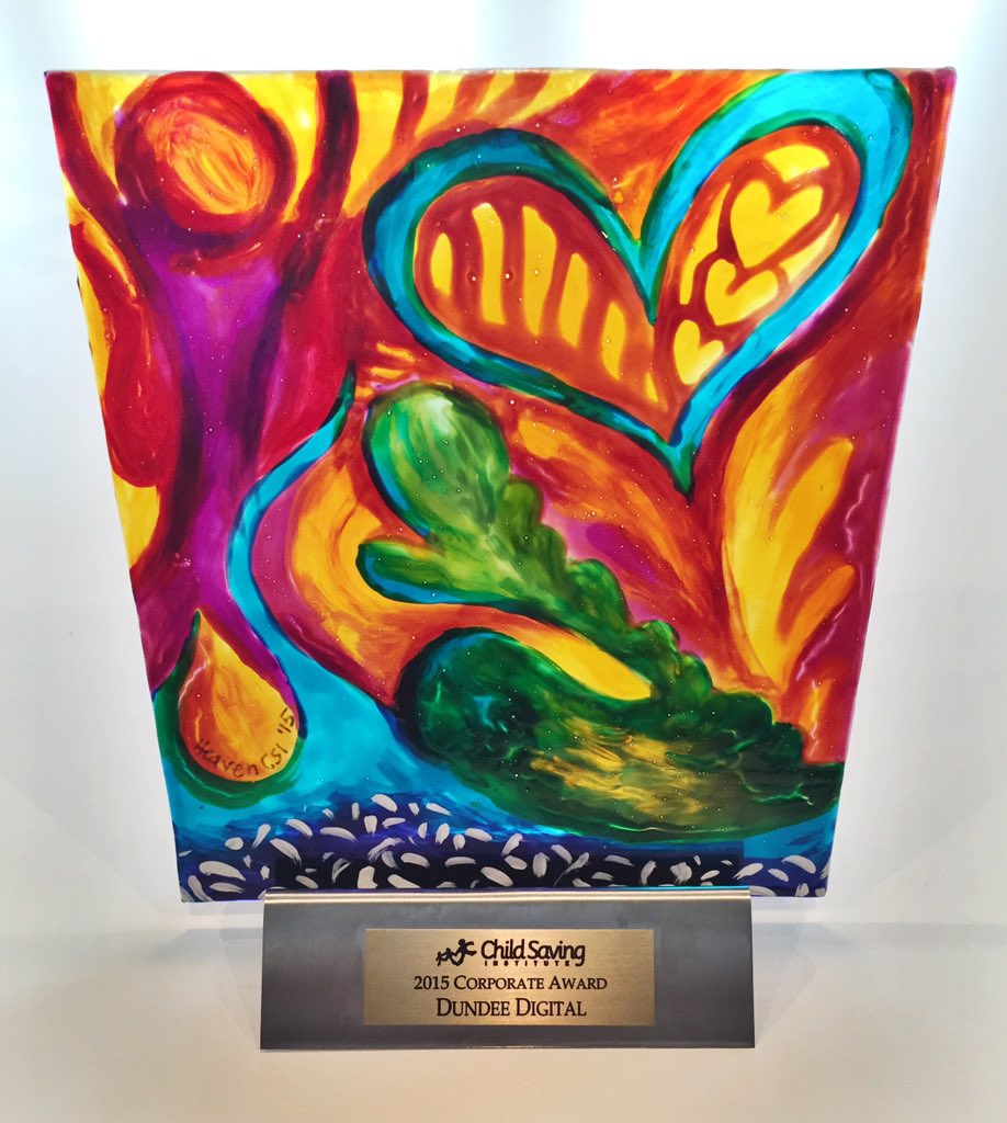 DundeeDigital's tweet photo. It was an honor to receive this award from @ChildSaving! We love helping children find their forever families. https://t.co/3URvtuOAyA