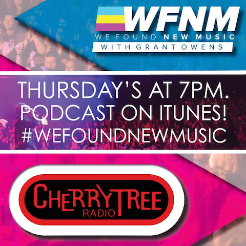 Tonight at 7 on <a href="/wfnm/">WE FOUND NEW MUSIC (Grant Owens)</a> it's <a href="/EVVYofficial/">EVVY</a> and <a href="/paperpilotsss/">paperpilotsss</a> Tune in at cherrytreeradio.com