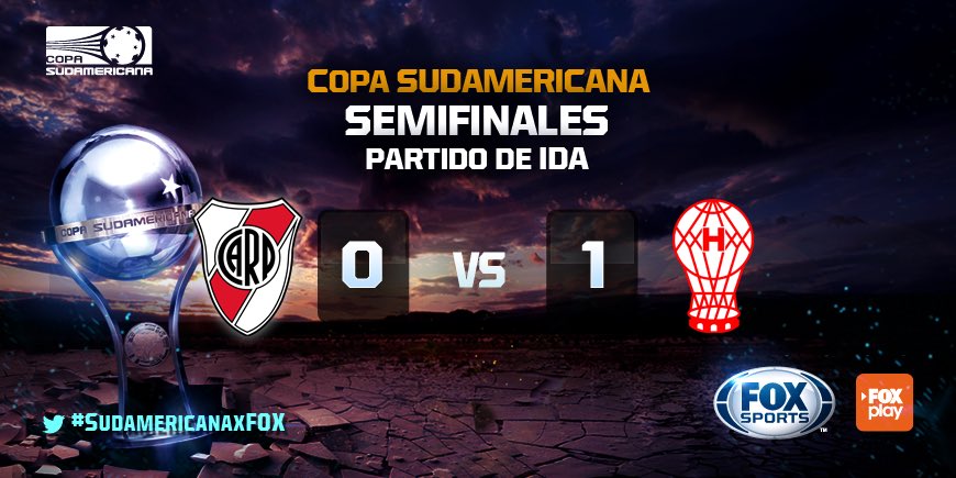 #CopaSudamericana Final en el Monumental: River Plate 0 - Huracán 1 (Espinoza)