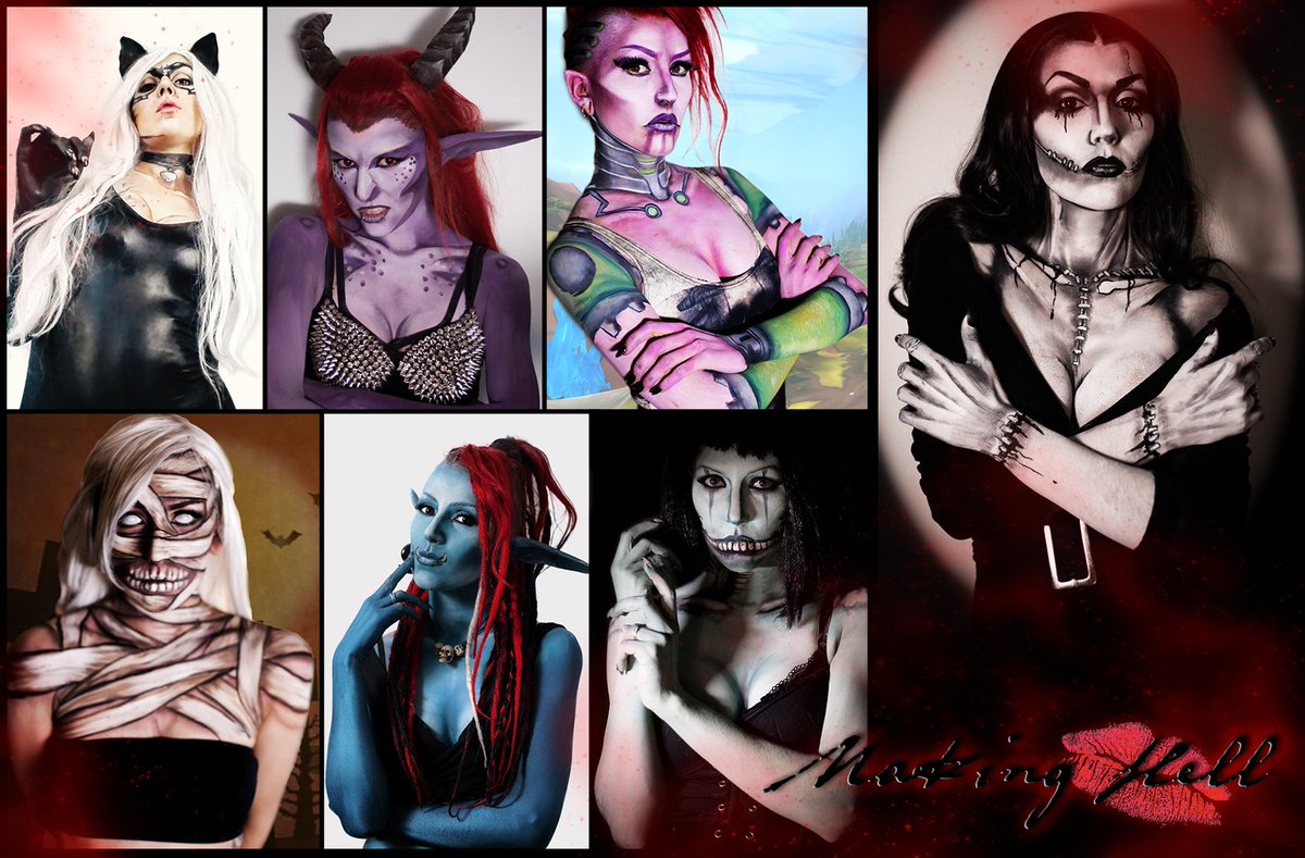 MakingHell's tweet photo. Does term "a paintplay" exist? Well, now it does. Because #cosplay is not what I'm doing :o #paintplay #makinghell https://t.co/cdkKXX10MN
