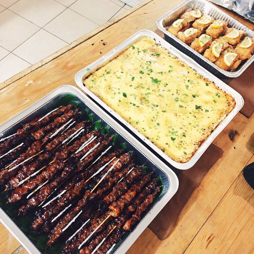 Pork BBQ, Joe's hearty #Lasagna and Parmesan Fish Fillet  ❤️ Happy #Friday and Happy #eating!🤗🤗