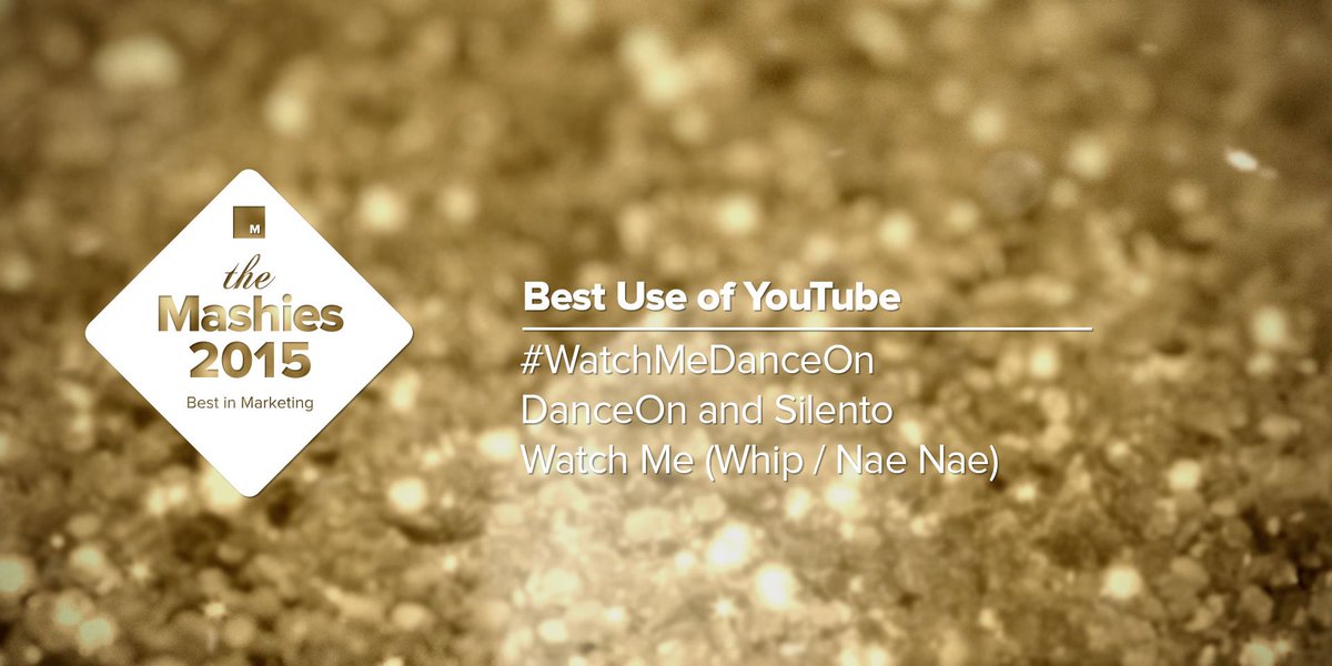 mashbusiness's tweet image. The #Mashies award for the Best Use of YouTube goes to: @DanceOnNetwork for #WatchMeDanceOn!