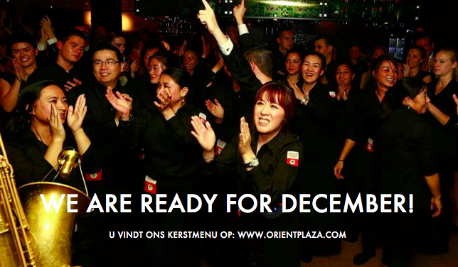 We're ready for December! U vindt ons Kerstmenu op orientplaza.com :-) #awonderfulxmastime