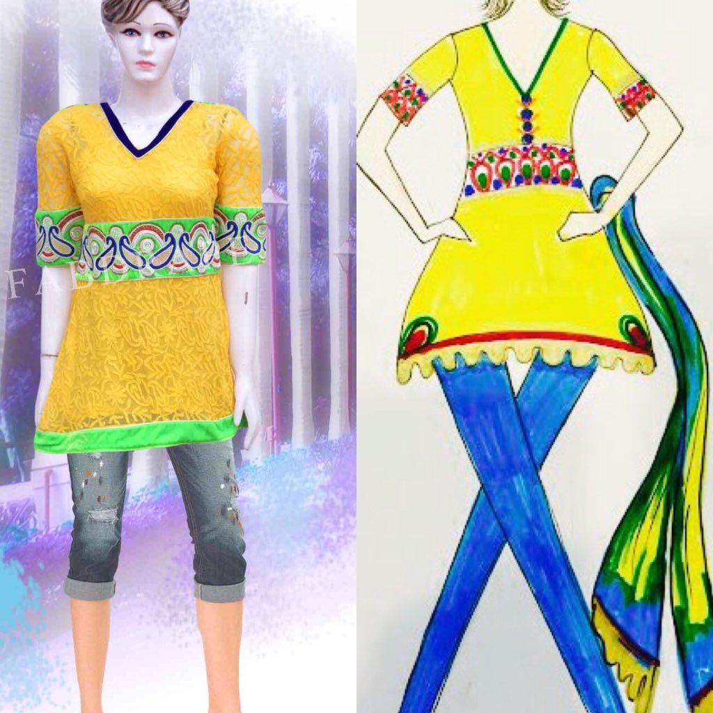 Daily wear #fashionillustration 💜💕 | Fashion illustration collage,  Fashion illustration tutorial, Dress illustration