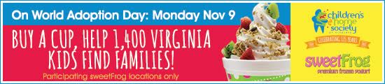 RFMtoday's tweet photo. Children's Home Society is working hard for #RVA kids! Find out more in RFM – support them at @sweetFrog Nov 9 https://t.co/VNrNnU92Kn