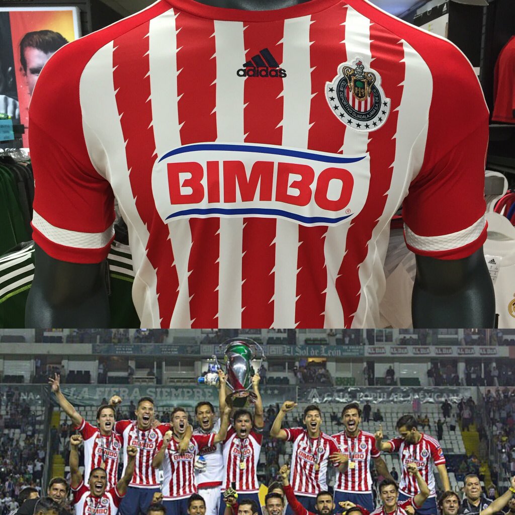 FarPostPDX's tweet photo. Vamos Chivas! Celebrate the Copa MX title by picking up the home kit at our downtown store 🏆 #FarPostPDX https://t.co/gHSsPdG6PO