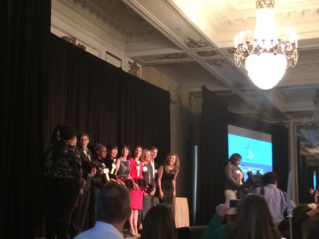 janetz's tweet photo. Celebrating the @AllStarsProject women leaders in technology benefit luncheon. Congrats @aikoaiko! https://t.co/gsK9jAKdNA